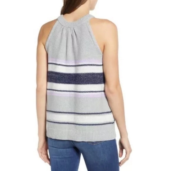 Caslon Round Scrunched Neck Knit Sweater Tank Top - Picture 2 of 9